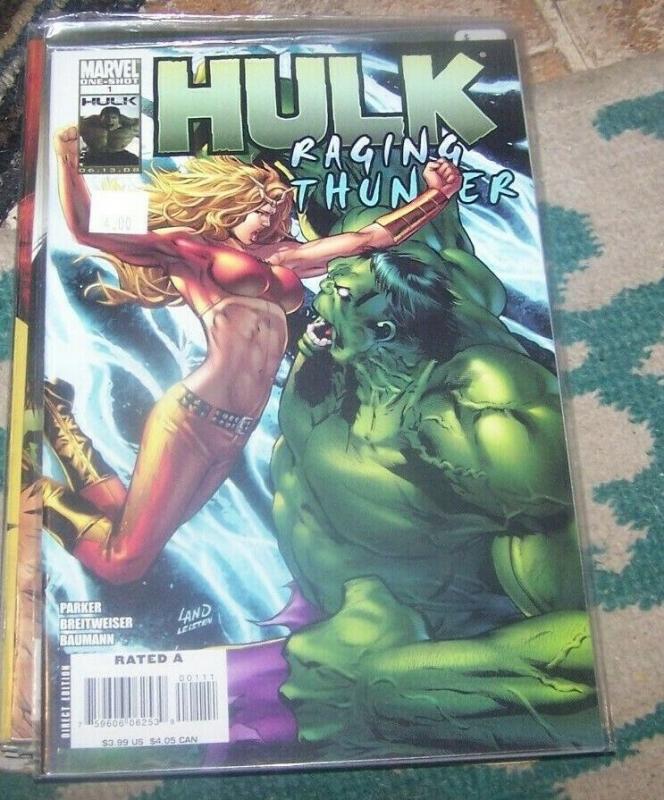 Hulk  ranging thunder #1  2010 marvel one shot 1st LYRA SHE-HULK II THOR