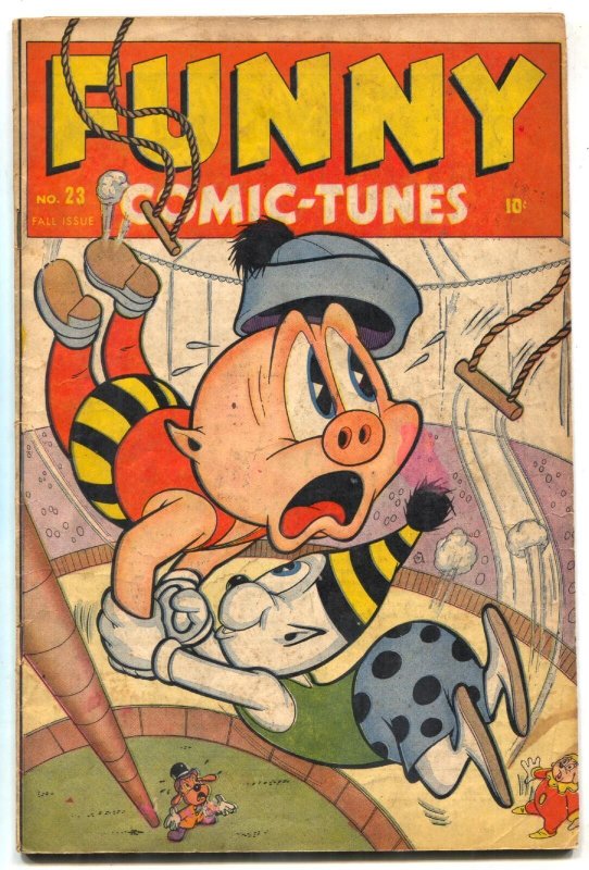 Funny Comic-Tunes #23 1946-Timely-final issue-Kurtzman-Tessie-Millie- VG+