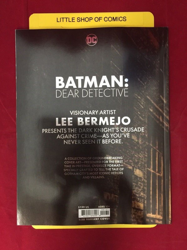 Batman Dear Detective #1 1:50 Lee Bermejo Foil Variant NM DC 2022