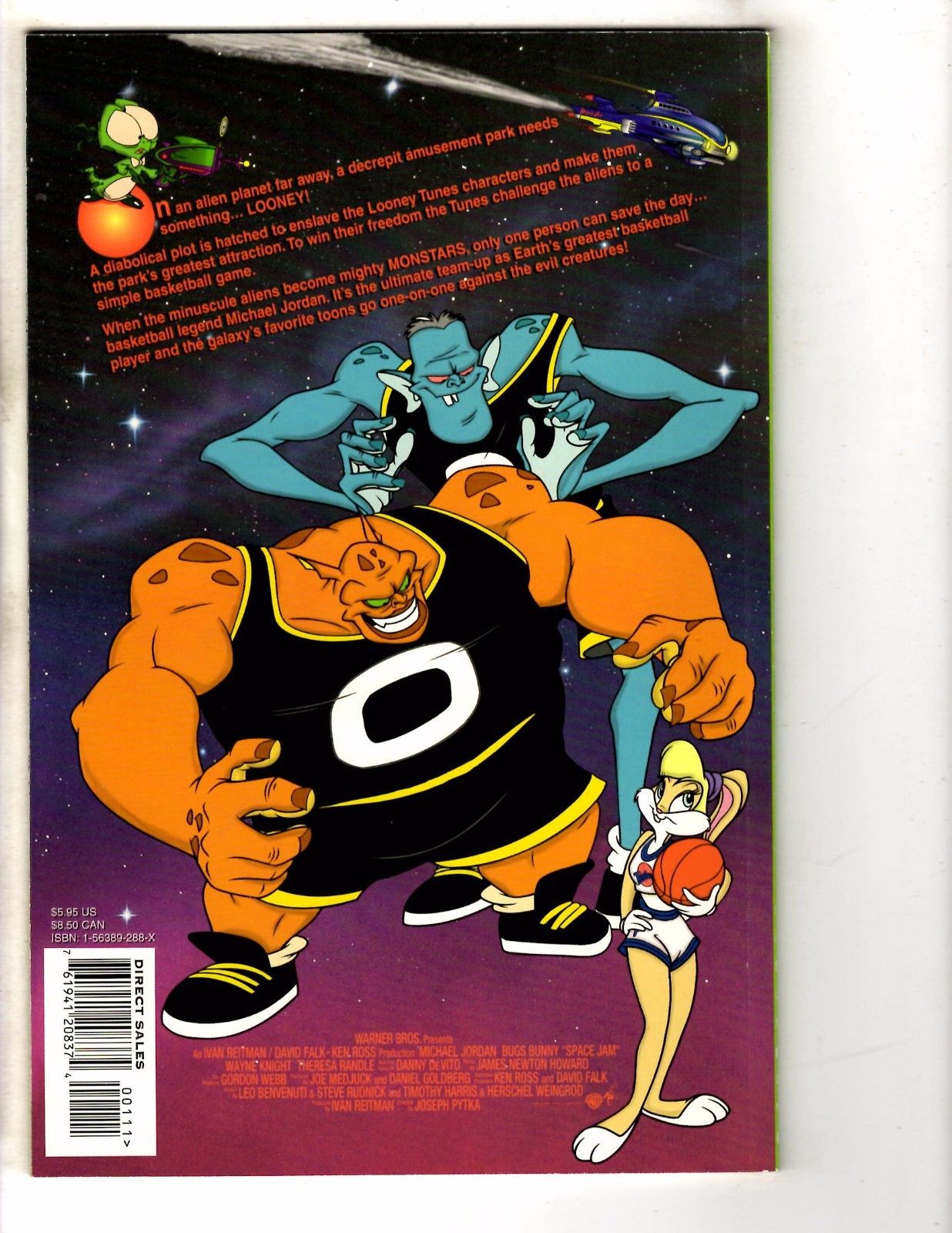 Space Jam NM DC Warner Brothers Graphic Novel Comic Book Michael Jordan