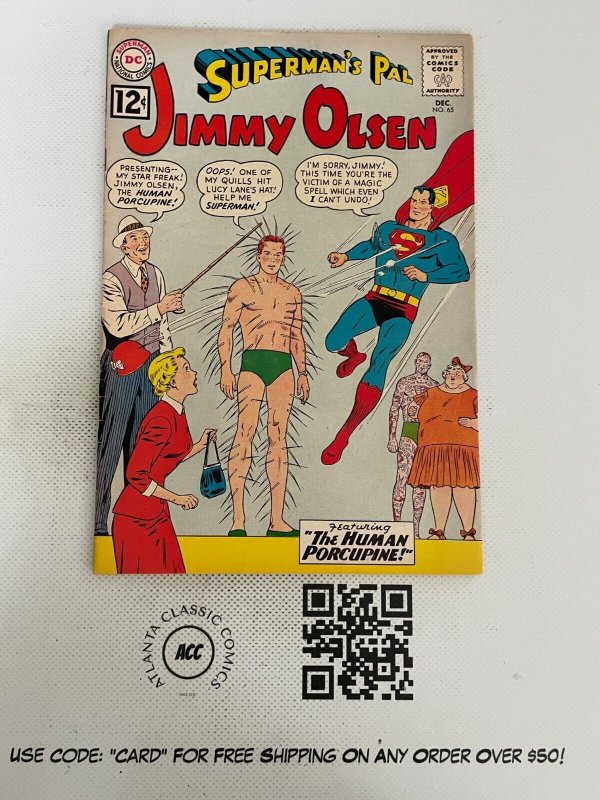 Superman's Pal Jimmy Olsen # 65 VF DC Silver Age Comic Book Batman 16 SM17