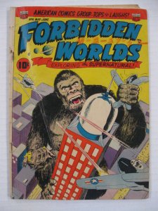 FORBIDDEN WORLDS #6 G/VG Williamson Art