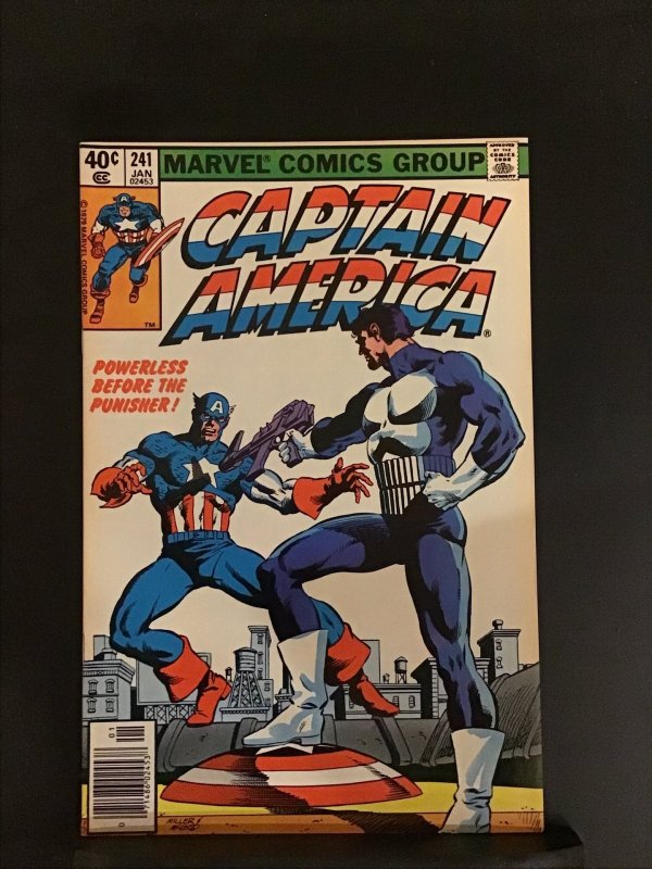 Captain America #241 1st Battle of The Punisher vs Captain America