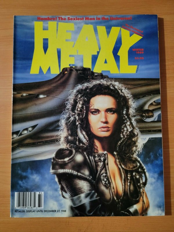 Heavy Metal Winter 1989 ~ NEAR MINT NM ~ illustrated Magazine