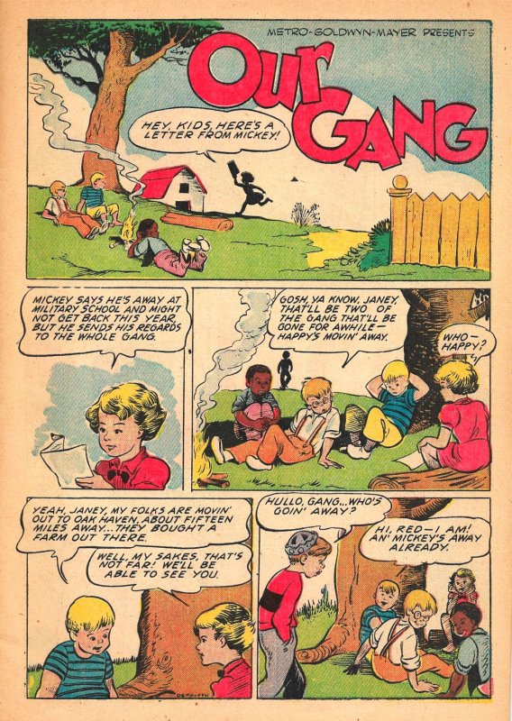 Gorgeous Copy! OUR GANG #14 (Nov1944) VF+ 16 pgs of WALT KELLY * CARL BARKS too!