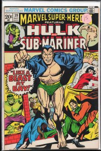 Marvel Super-Heroes #39 (1973) Namor the Sub-Mariner