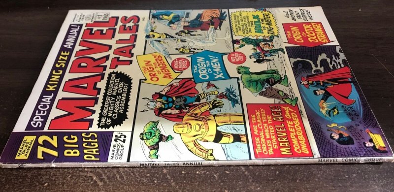 MARVEL TALES #2-1965-X-MEN origin-Avengers origin 