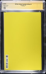 All-Star Comics Facsimile Edition (2024) # 1 (CGC 9.8 SS) Signed Sketch Vigil