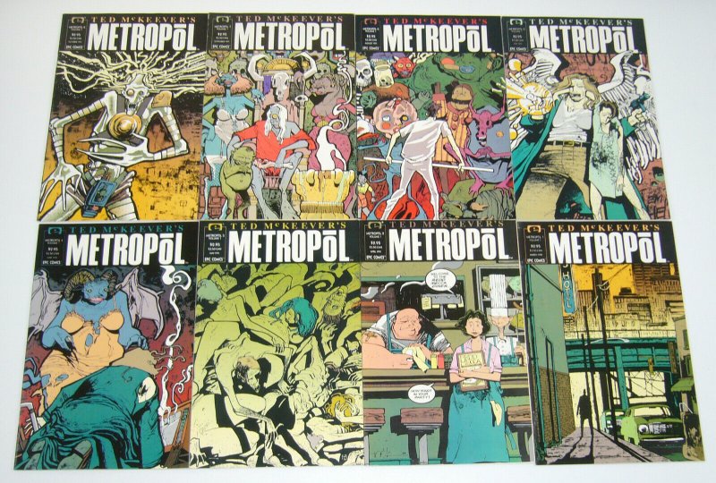 Ted McKeever's Metropol #1-12 VF/NM complete series - eddy current - epic set