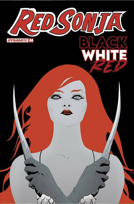 RED SONJA BLACK WHITE RED #4 CVR C LEE 