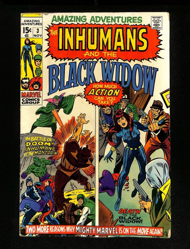 Amazing Adventures #3 Black Widow Inhumans!