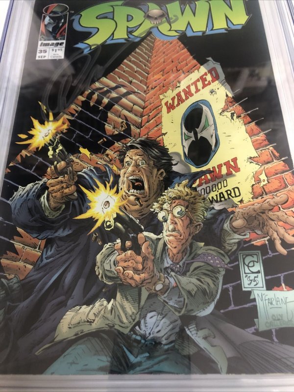 Spawn (1995) # 35 (CGC 9.8 SS) Signed Greg Capullo * Image Comics * Census = 3