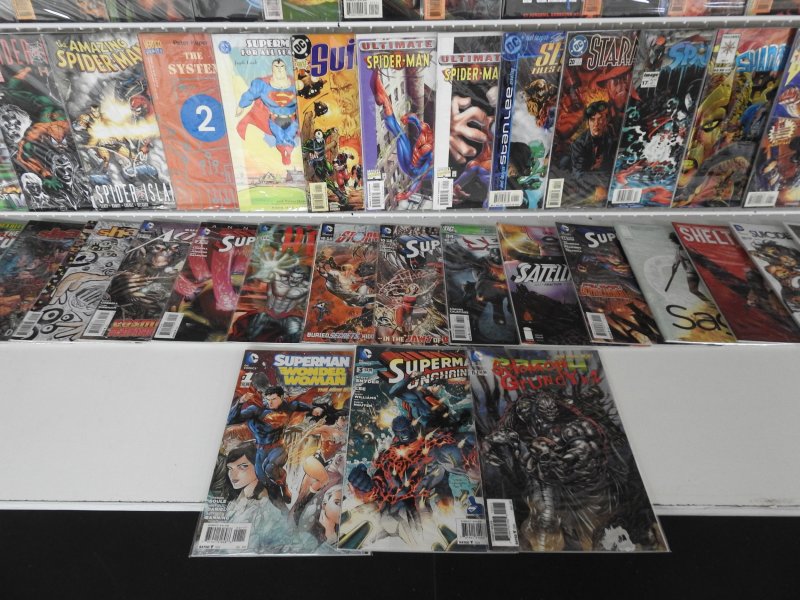 Huge Lot 140+ Comics W/ G.I.Joe, Sandman,  Spawn, Supes+ Avg Fine+ Condition!