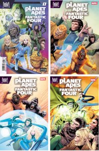 (2026) PLANET OF THE APES vs FANTASTIC FOUR #1-4 COMPLETE SET! 5/27/26