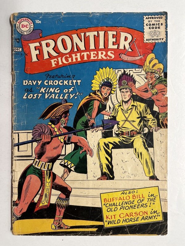 Frontier Fighters #8 G- 1.8 DC Comics 1956 