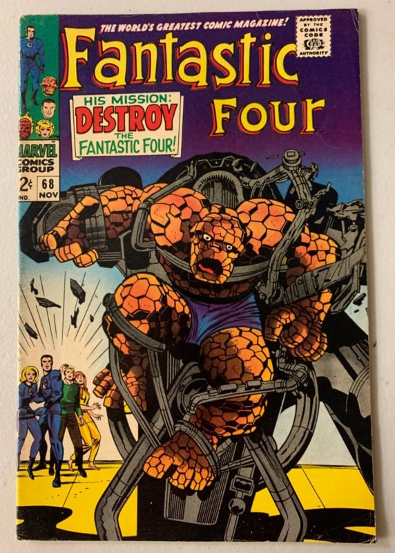 Fantastic Four #68 Marvel 1st Series 5.0 (1967)
