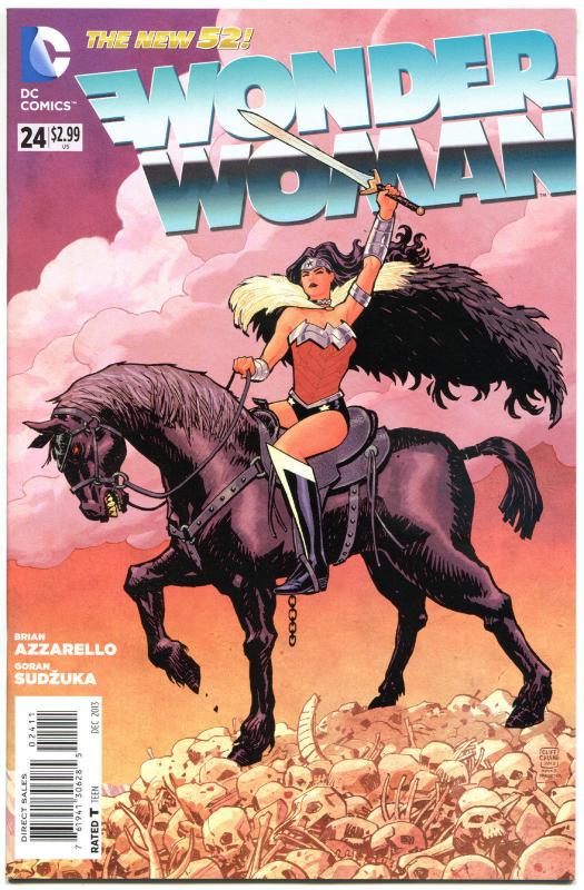 WONDER WOMAN #24, NM-, Brian Azzarello, 52, 2013, more WW in store