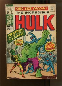 HULK ANNUAL #3 (4.5) TO LIVE AGAIN!! 1971
