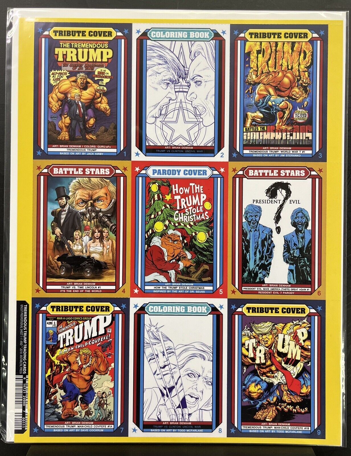 Snow White Trading Cards Uncut Sheet - ID: jansnowwhite22298