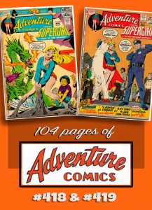 ADVENTURE COMICS #418-19 (Apr-May '72)6.0 FN • Oksner *Toth *Phantom Stranger!
