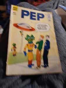 Pep #153 ARCHIE COMICS March 1962 Silver Age Flying Saucer Cover The Fly Girl