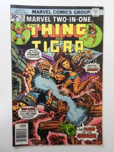 Marvel Two-in-One #19 (1976) VG Condition! Moisture wrinkle