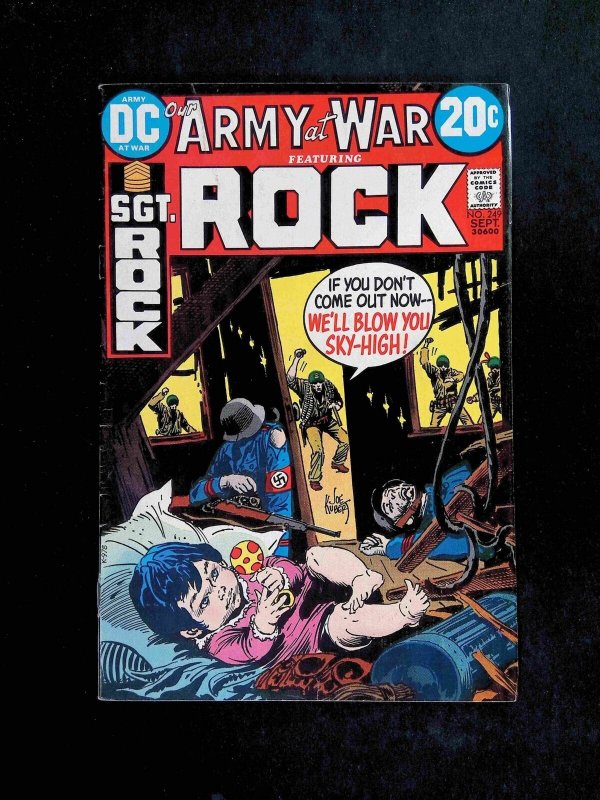 Our Army At War #249  DC Comics 1972 FN