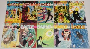 Eagle #1-23 VF/NM complete series - jack herman/neil vokes - 6 adam hughes - set