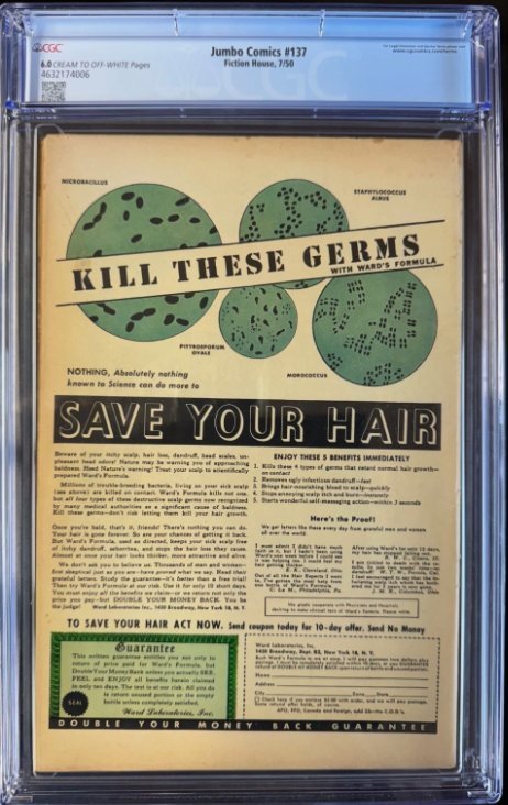 Jumbo Comics #137 1950CGC 6.0 Sheena Golden Age