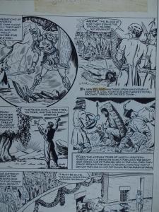 TOM HICKEY (attrib) original art, WITCHES TALES #3, Strange Superstitions,1951