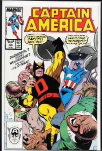 Captain America #328 (1987) Captain America [Key Issue]
