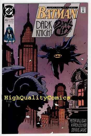 BATMAN #452, VF/NM, Dark Knight, 1990, Mike Mignola, Milligan, more in store