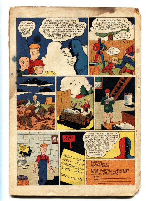 Daredevil #24  1944 - Lev Gleason  -FR - Comic Book