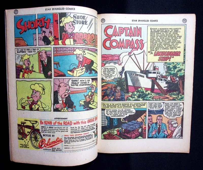 Star Spangled Comics 106 Tomahawk Robin Boy Wonder DC July 1950 Superman AD page