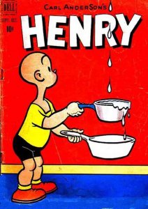 Henry (Carl Anderson's ) #21 VG ; Dell | low grade comic September 1951 water dr