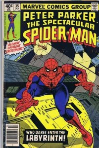 Peter Parker Spectacular Spiderman #35 ORIGINAL Vintage 1979 Marvel Comics 