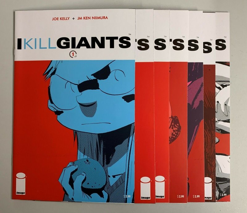 I Kill Giants #1-7 Set (Image 2008) 1 2 3 4 5 6 7 Joe Kelly (9.0+)