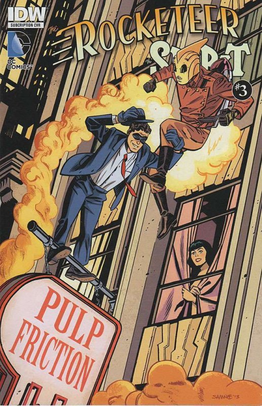 Rocketeer/The Spirit, The: Pulp Friction #3A VF; IDW | Sub variant - we combine 