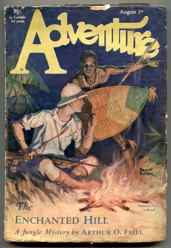 Adventure Pulp August 1 1929-Enchanted Hill G