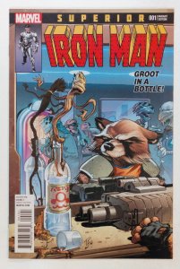Superior Iron Man #1 Rocket Raccoon and Groot Variant (2015)