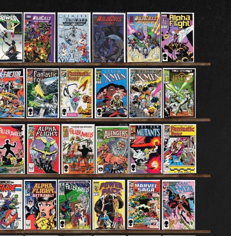 Huge Lot 150+ Comics with X-Factor, Fantastic Four, Classic X-Men & More!