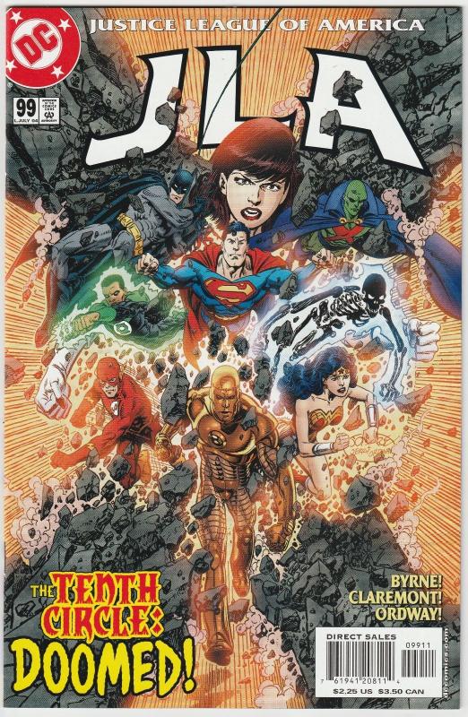 5 JLA DC Comic Books #99 100 101 102 103 Superman Batman Wonder Woman Flash LH22
