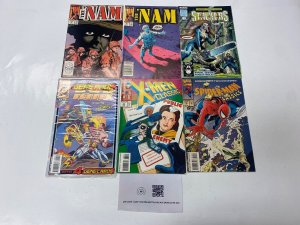 6 MARVEL comic books Nam #17 33 Stalkers #12 Gun Runner #1 Spider #10 28 KM15