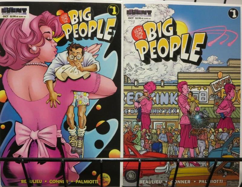 BIG PEOPLE (1997 EVENT) 1,1A  Set Of Both Cover Version