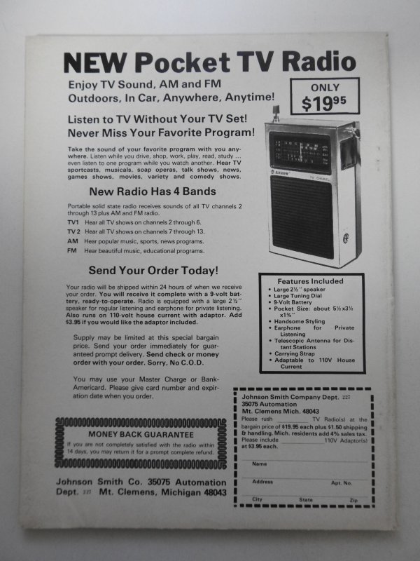 Horror Tales #3 (1969) The Devil's Zombies! Beautiful Fine+ Condition!!