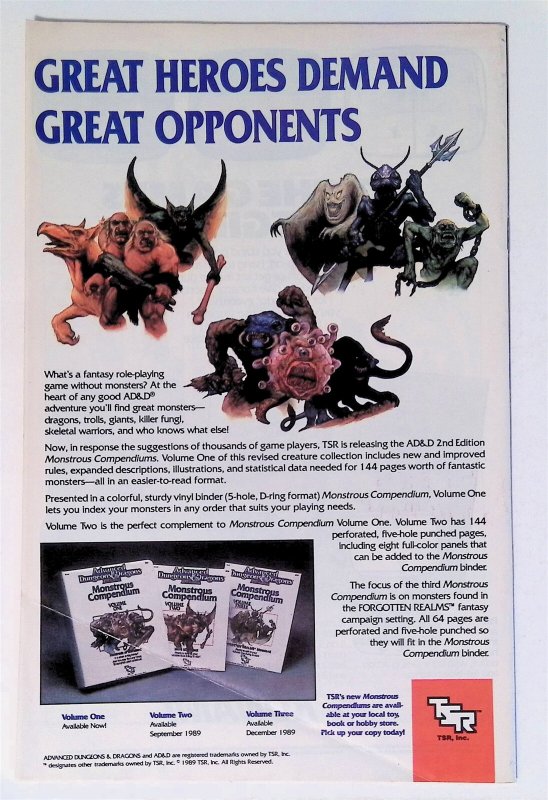 Captain Marvel (2nd Series) #1 (Nov 1989, Marvel) 6.5 FN+