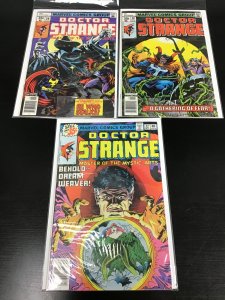 3PC DOCTOR STRANGE LOT (8.5) #29,30,32!! 1978
