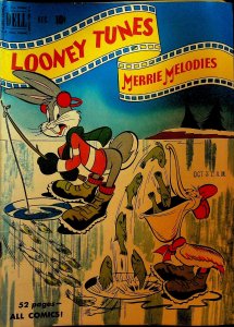 Looney Tunes & Merry Melodies 110 Dell Comics 1950 Ice Fishing Bugs Bunny