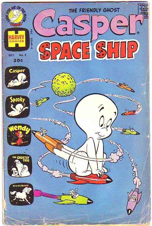 Casper Space Ship #2 (Oct-72) GD Affordable-Grade Casper, Spooky