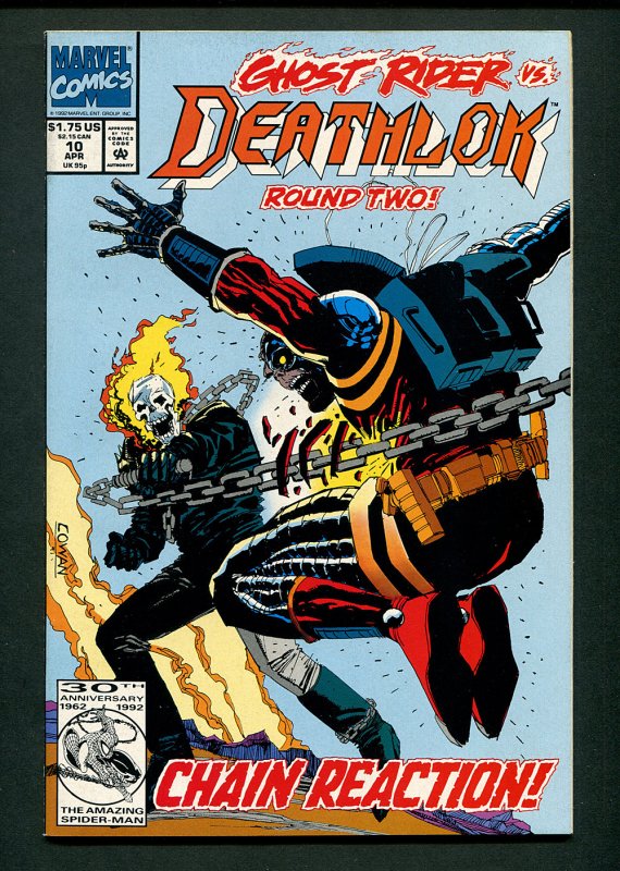 Deathlok #10 (9.4 NM) 1st Series /  Denys Cowan Cover & Art / 1992